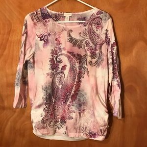 Like new paisley bling top